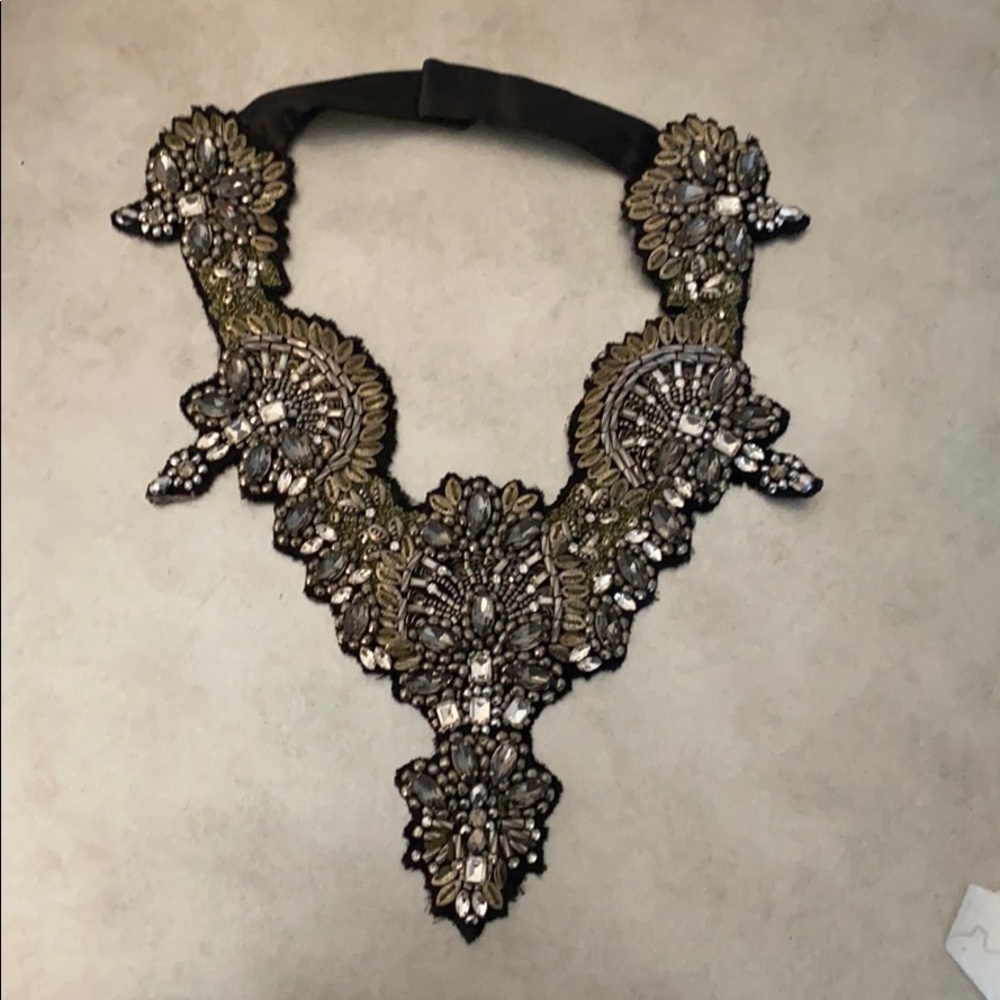 Haute hippie collar necklace